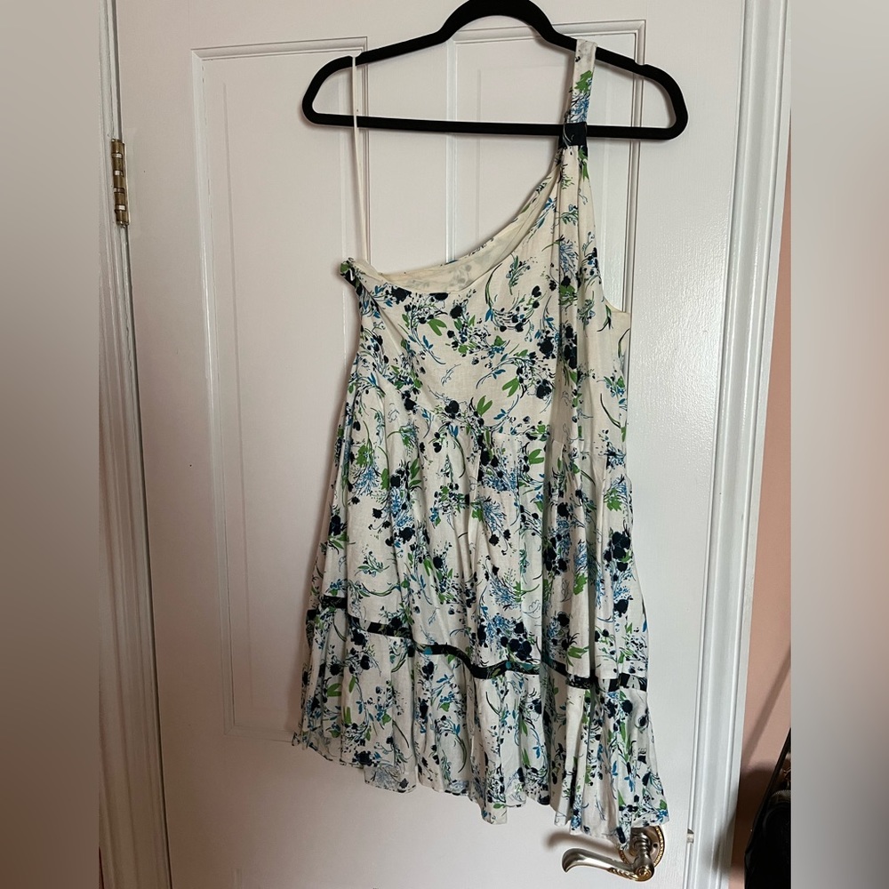 Free people one shoulder mini dress